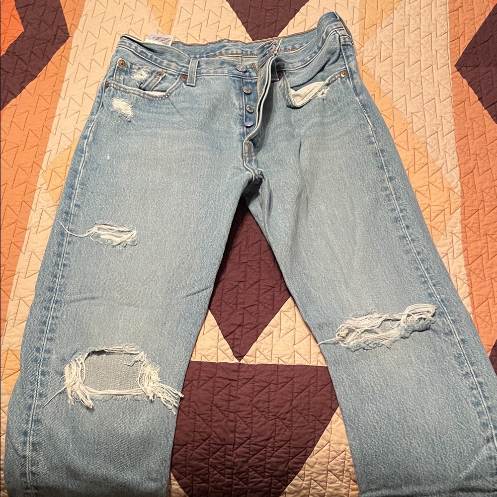 Levi’s 501 cropped jeans